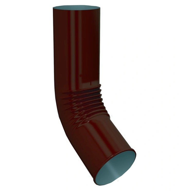 Колено трубы D150 сливное RAL8017 185/150